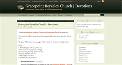 Desktop Screenshot of gracepointdevotions.org